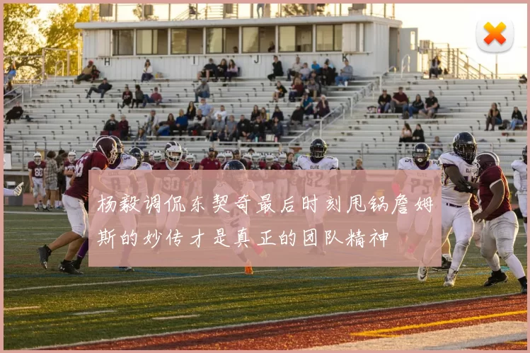 杨毅调侃东契奇最后时刻甩锅詹姆斯的妙传才是真正的团队精神
